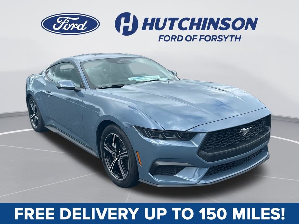 Vapor Blue Metallic 2025 Ford Mustang Coupe Rear-Wheel Drive Automatic