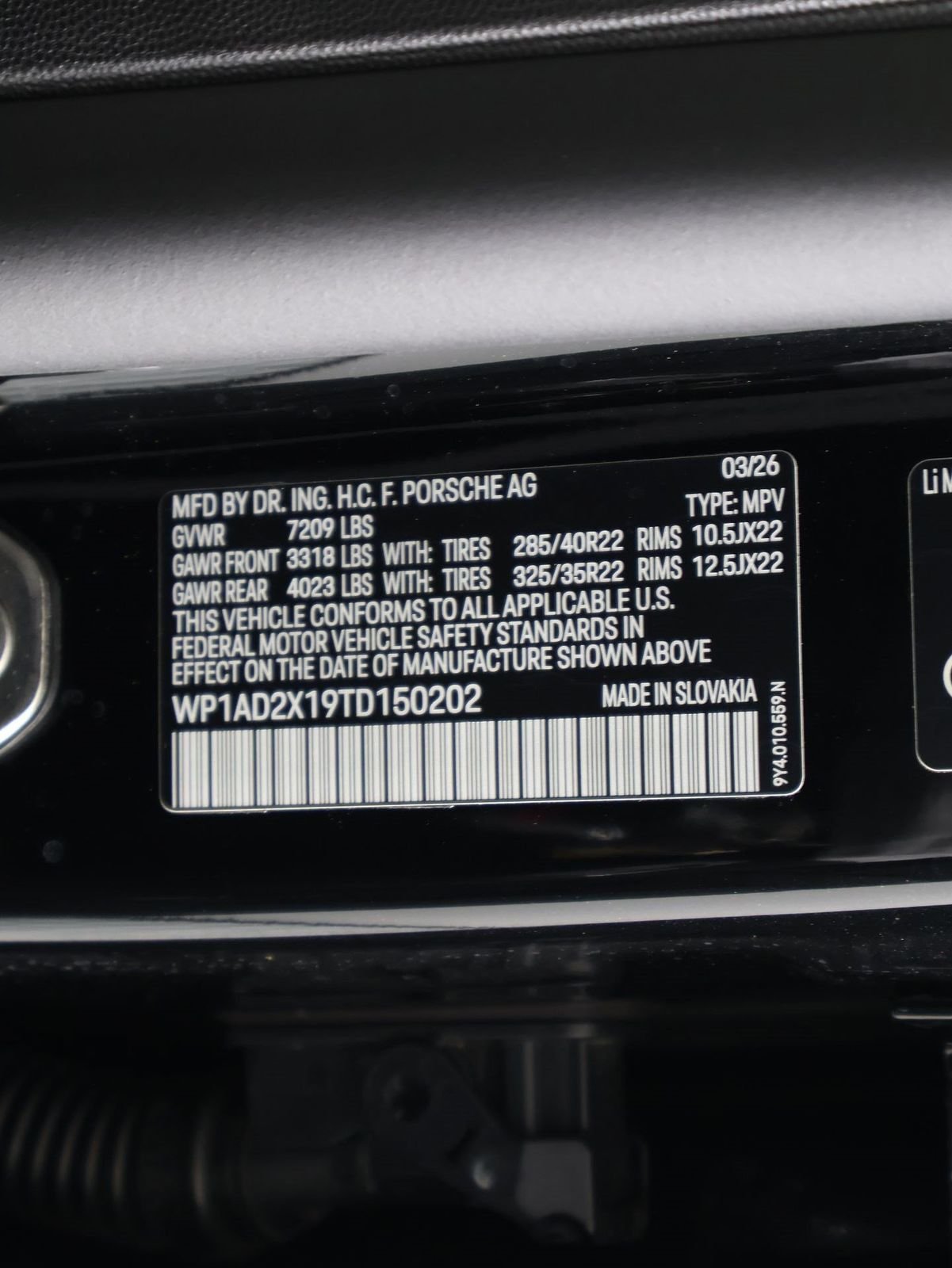 New 2026 Chromite Black Metallic Porsche Turbo Electric image 24
