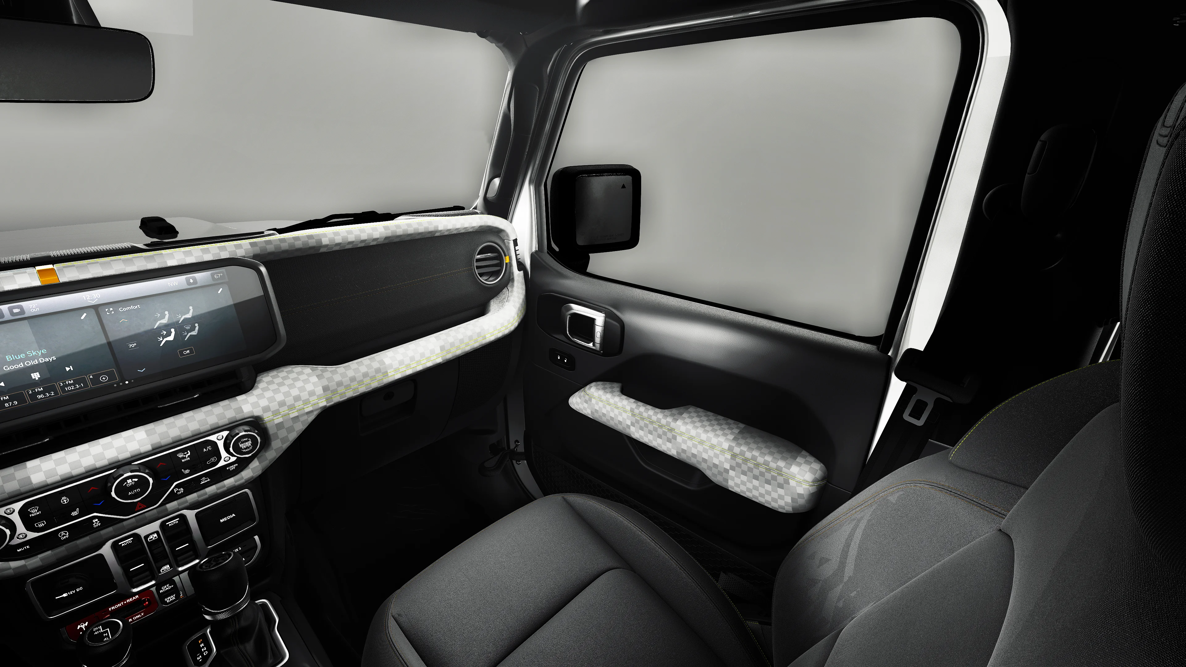 New 2027 Bright White Clear-Coat Paint Jeep Rubicon image 7