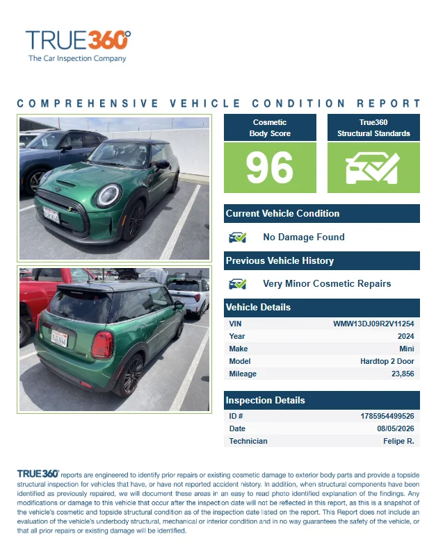 Certified Used 2024 British Racing Green MINI Signature image 2