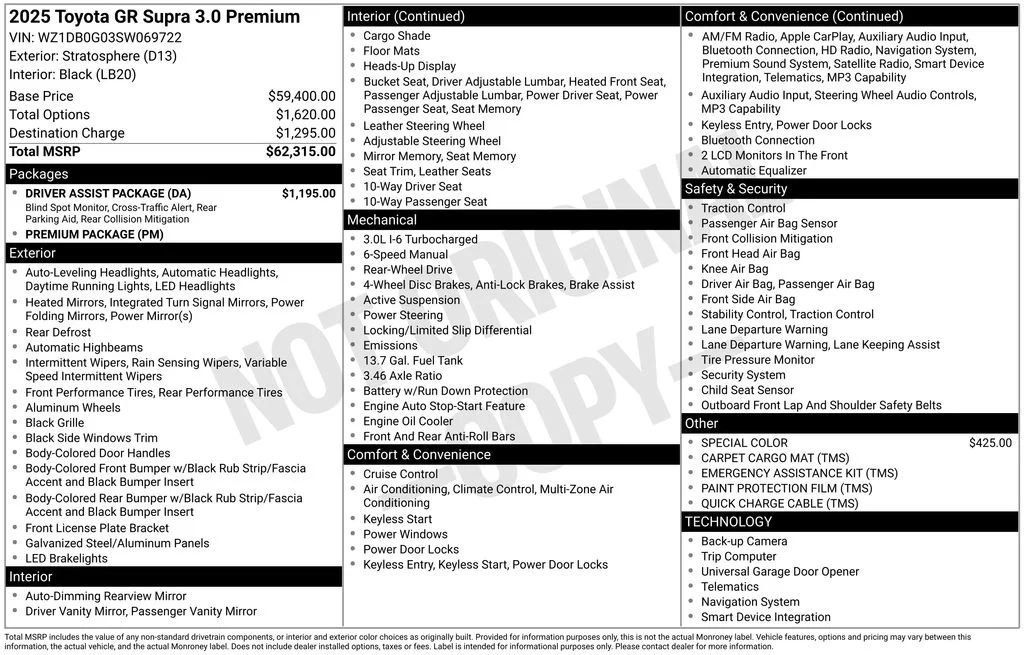 Used 2025 Blue Toyota 3.0 Premium image 6