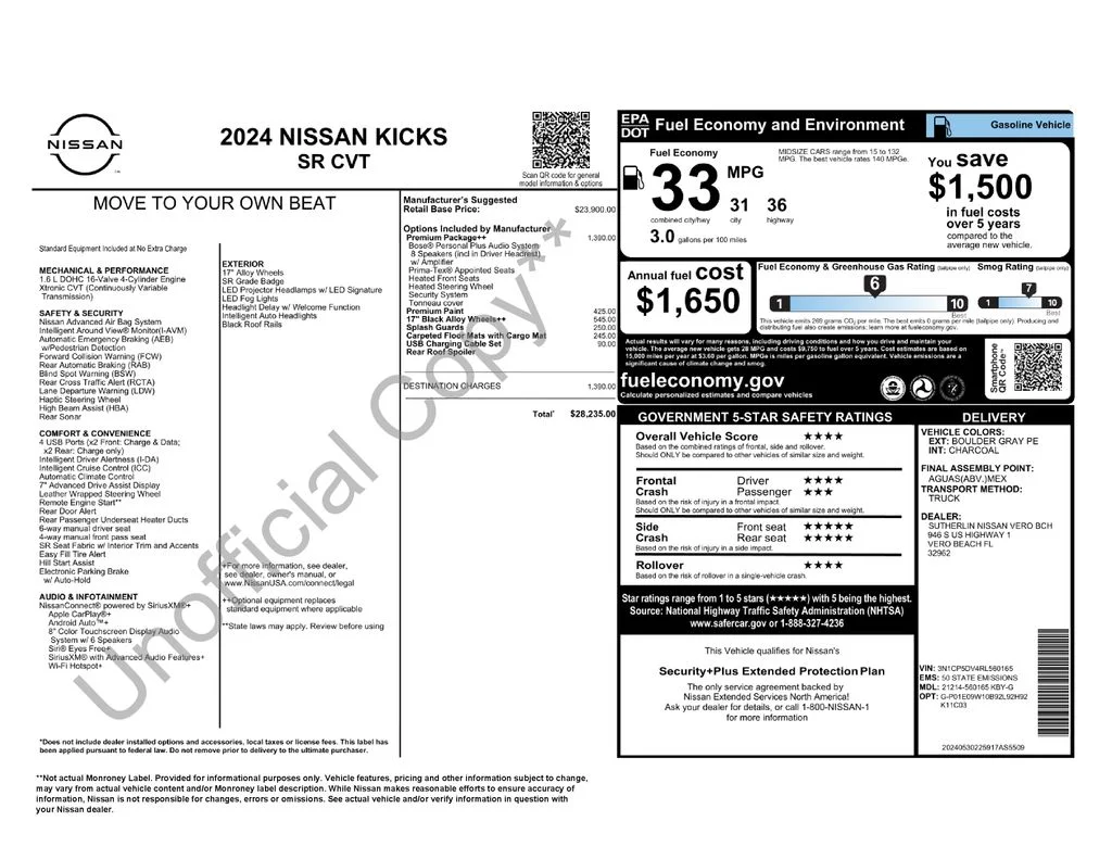 Certified Used 2024 Gray Nissan SR image 15
