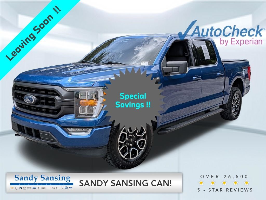 Used 2022 Blue Ford XLT image 1