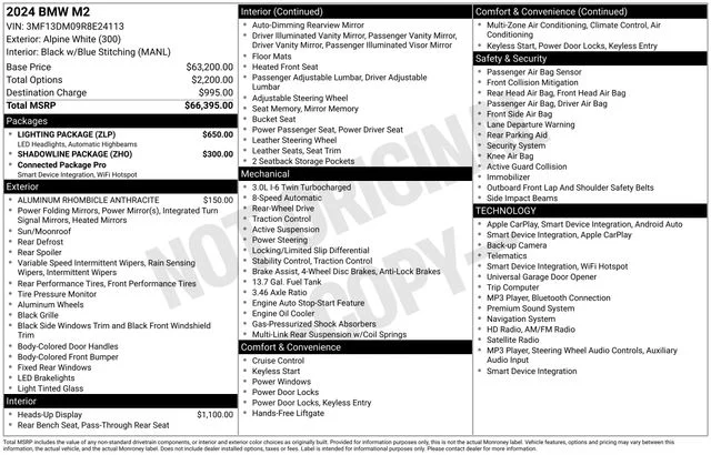 Used 2024 Alpine White BMW Base image 11