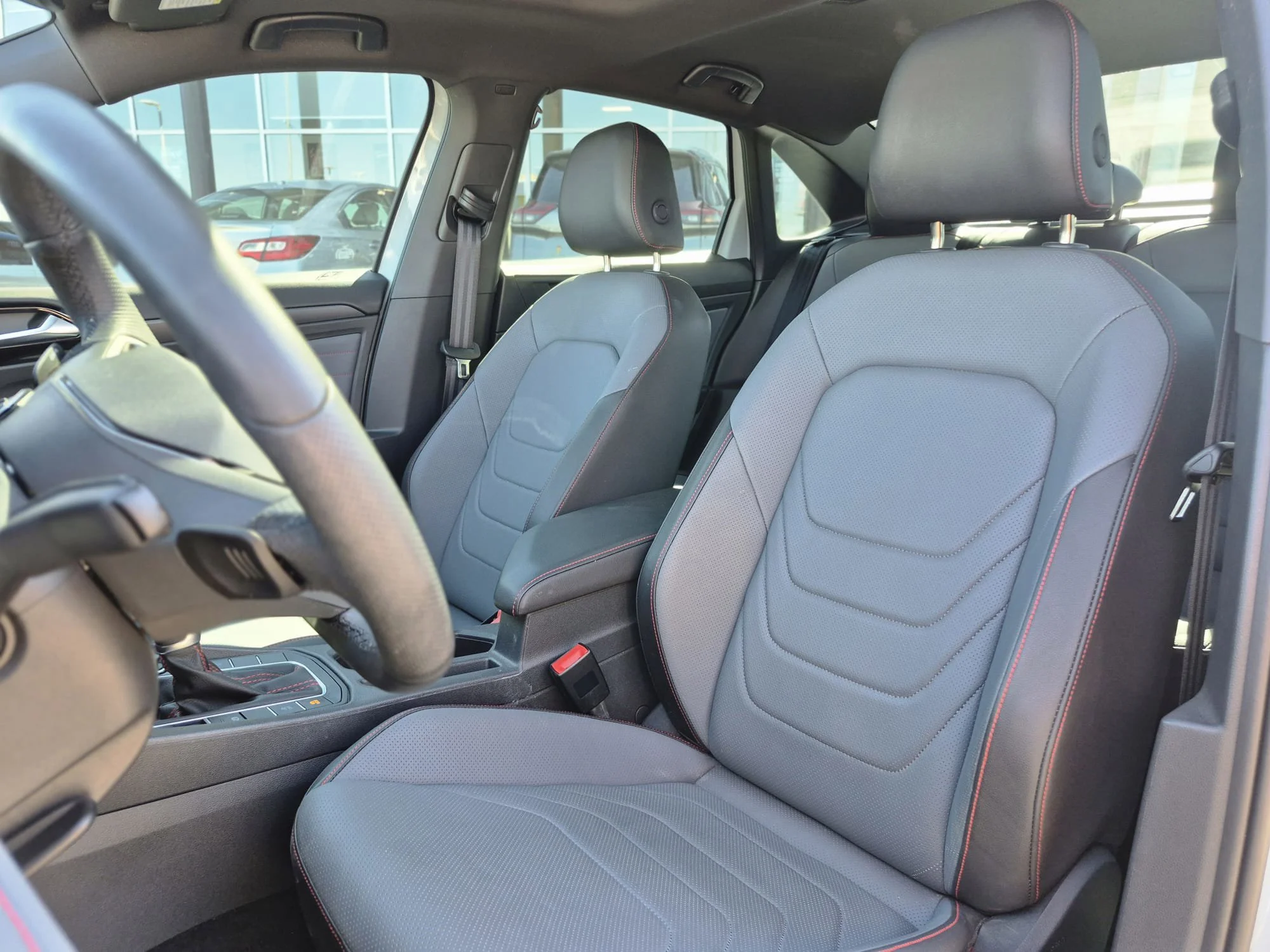 Certified Used 2025 Alpine Gray w/Black Roof Volkswagen Autobahn DSG*Adaptive Cruise | Remote Start | Nav | Cooled Leather | Sunroof | Htd Wheel image 7