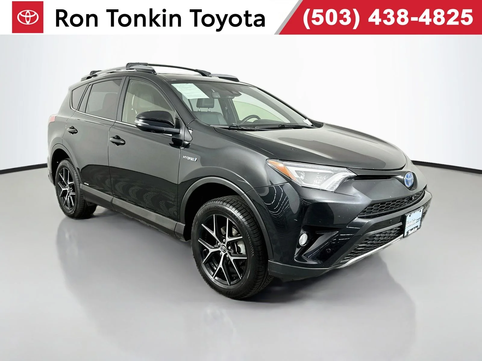 Certified Used 2018 Black Toyota SE image 1