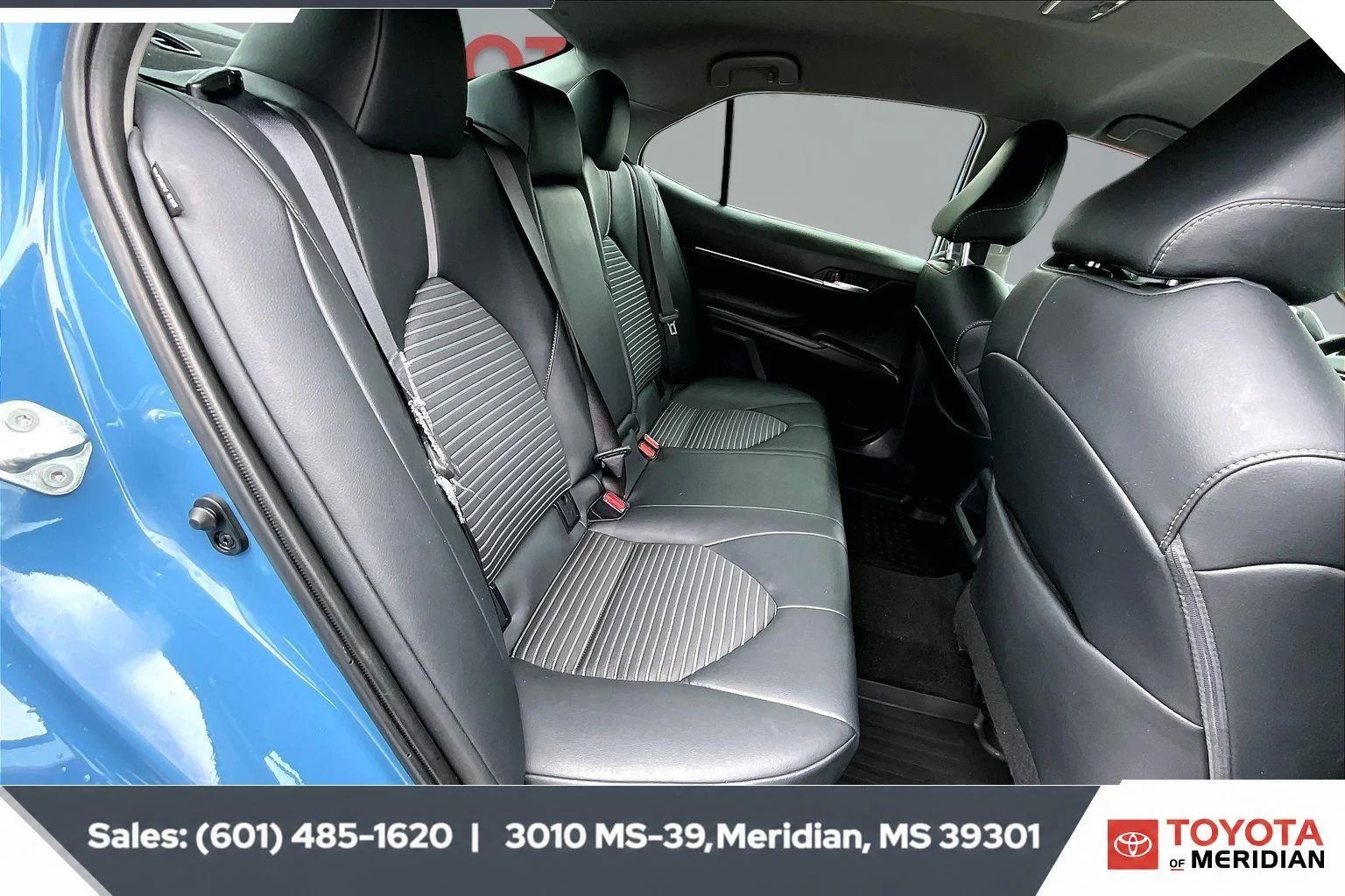 Used 2024 Cavalry Blue Toyota SE image 20