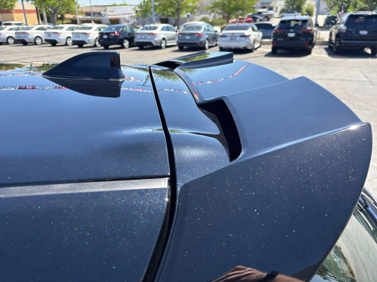 New 2026 Blue Crush Metallic with Midnight Black Metallic roof <sup>1</sup> Toyota  XSE image 25