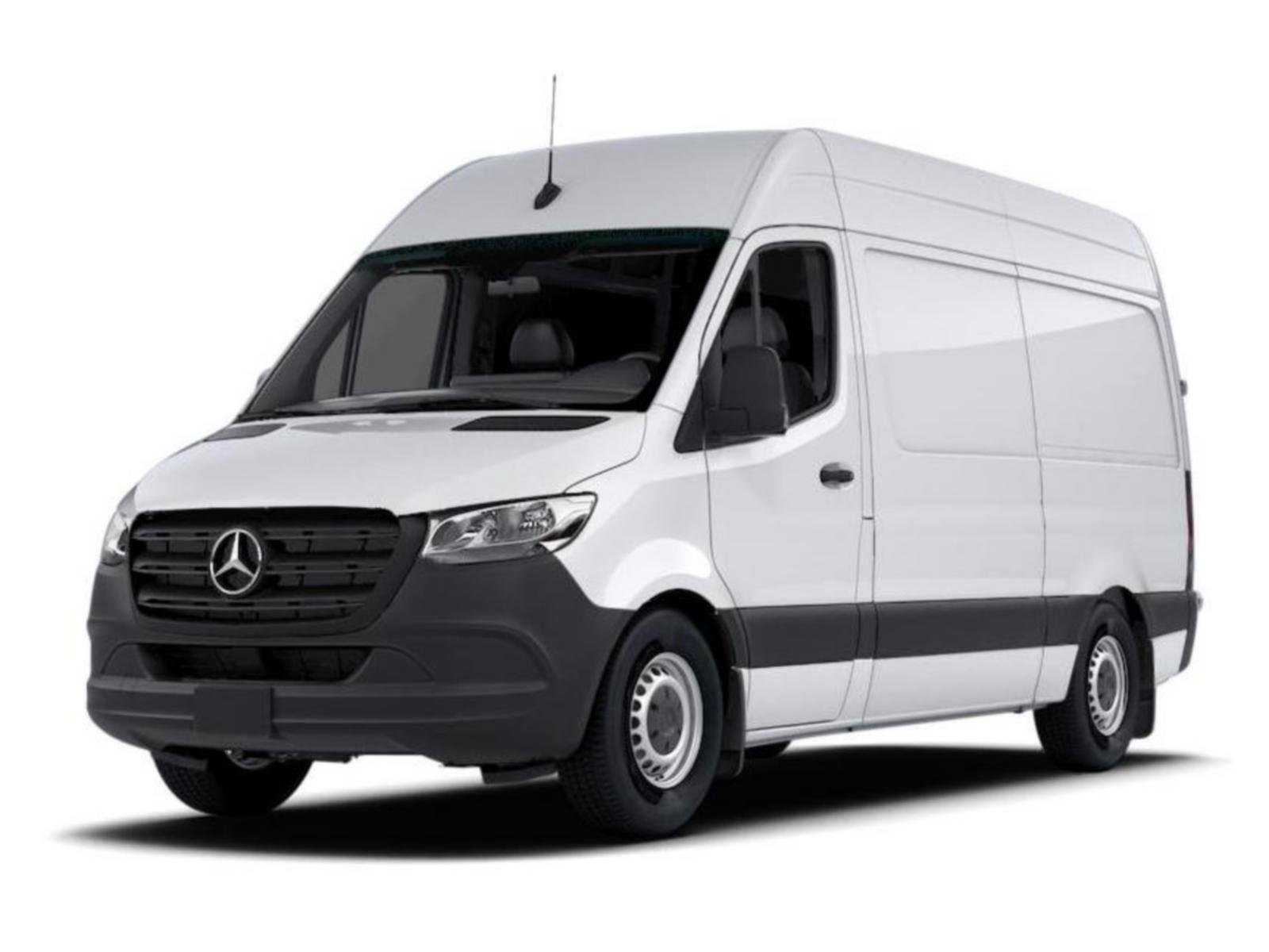 New 2025 Arctic White Mercedes-Benz 2500 Standard Roof I4 Diesel HO 144 RWD image 1