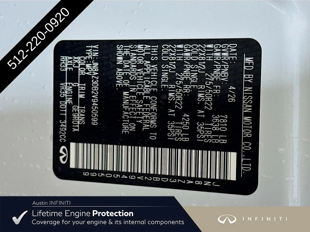 New 2027 2T RADIANT WHIT INFINITI SPORT image 45