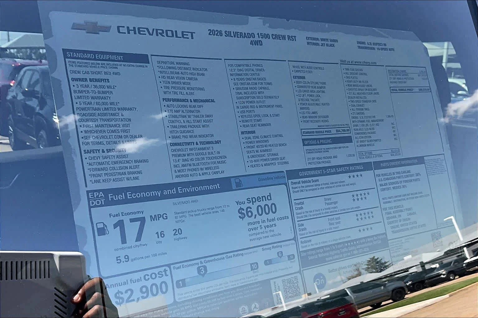 New 2026 White Sands Chevrolet RST image 20