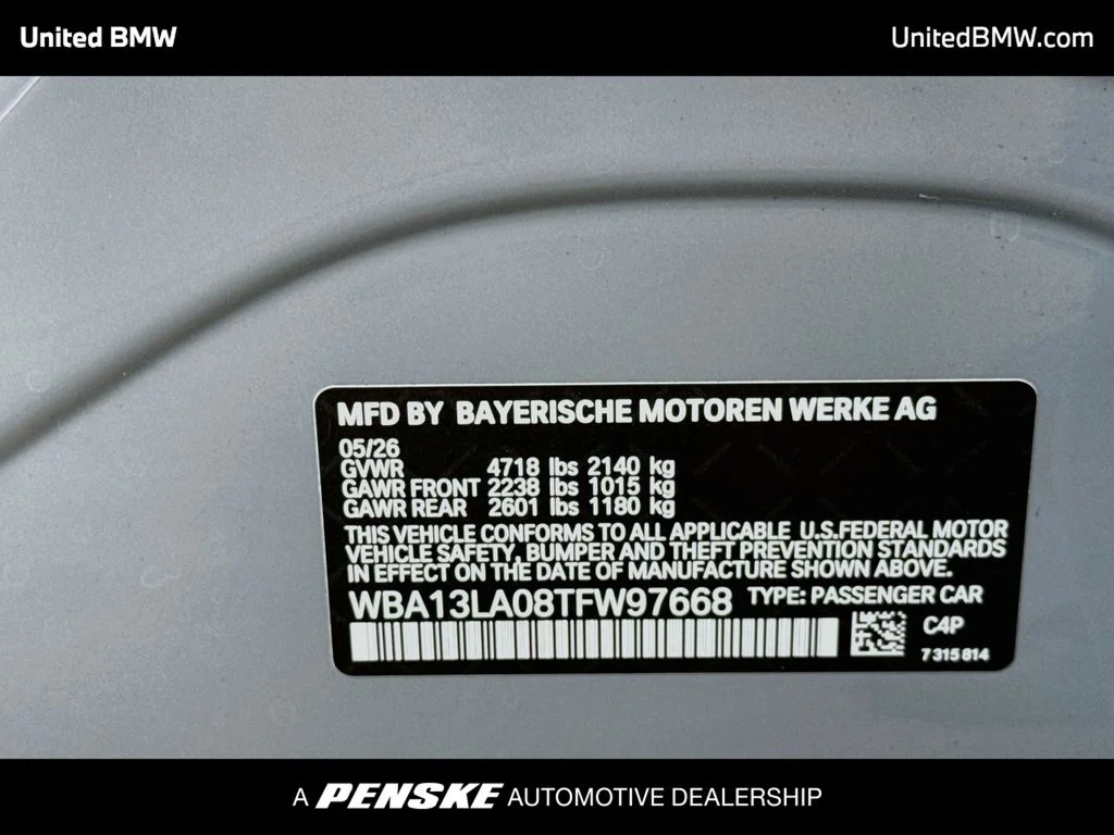 New 2026 Brooklyn Grey Metallic BMW 330i image 15