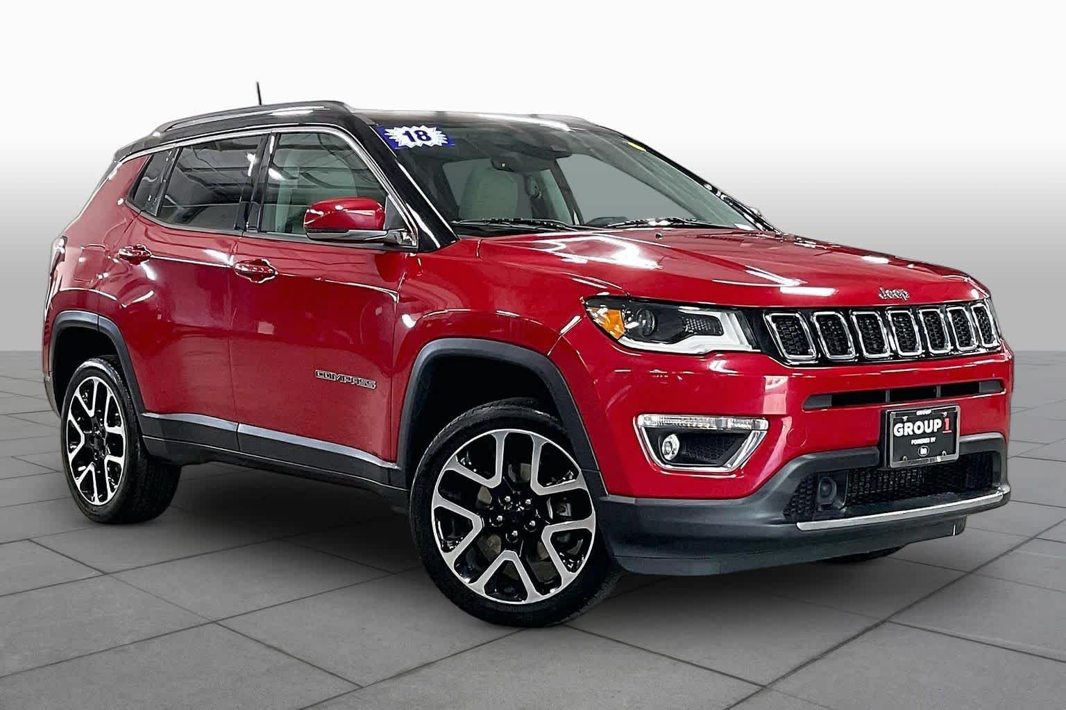 Used 2018 Redline Pearlcoat Jeep Limited image 3