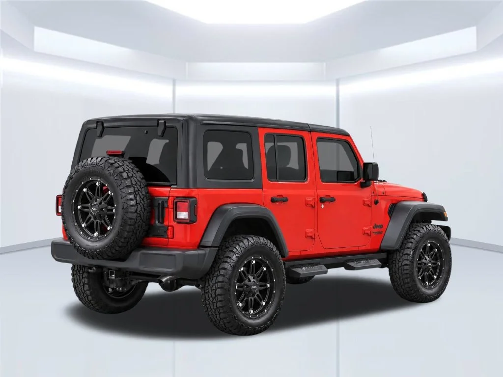 Used 2021 Red Jeep Unlimited Sport S image 4