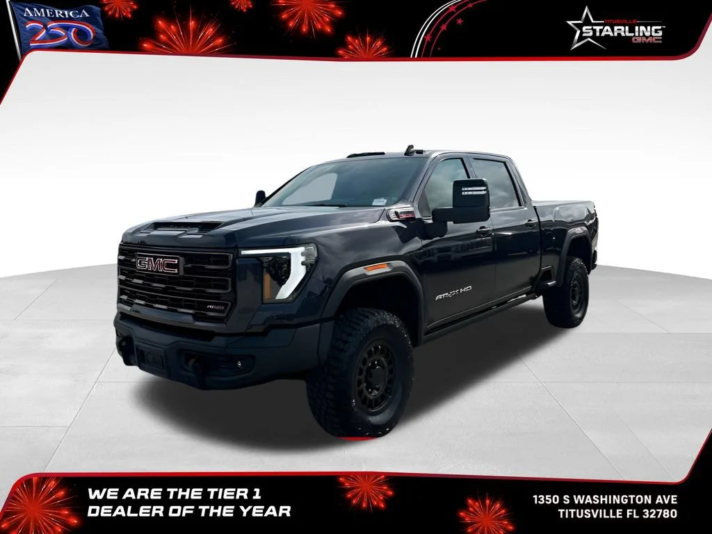 New 2026 Titanium Rush Metallic GMC AT4X image 1