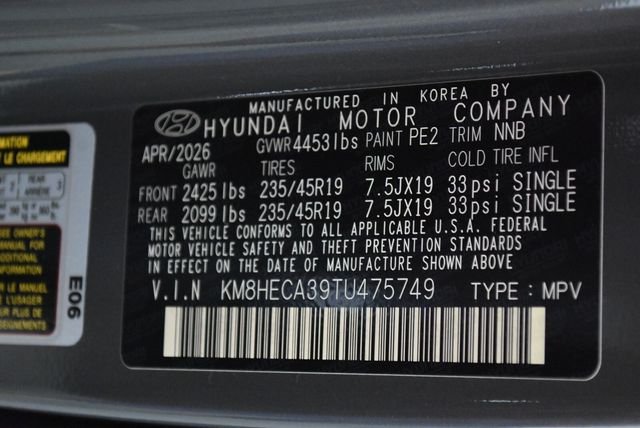 New 2026 Gray Hyundai Limited AWD image 39