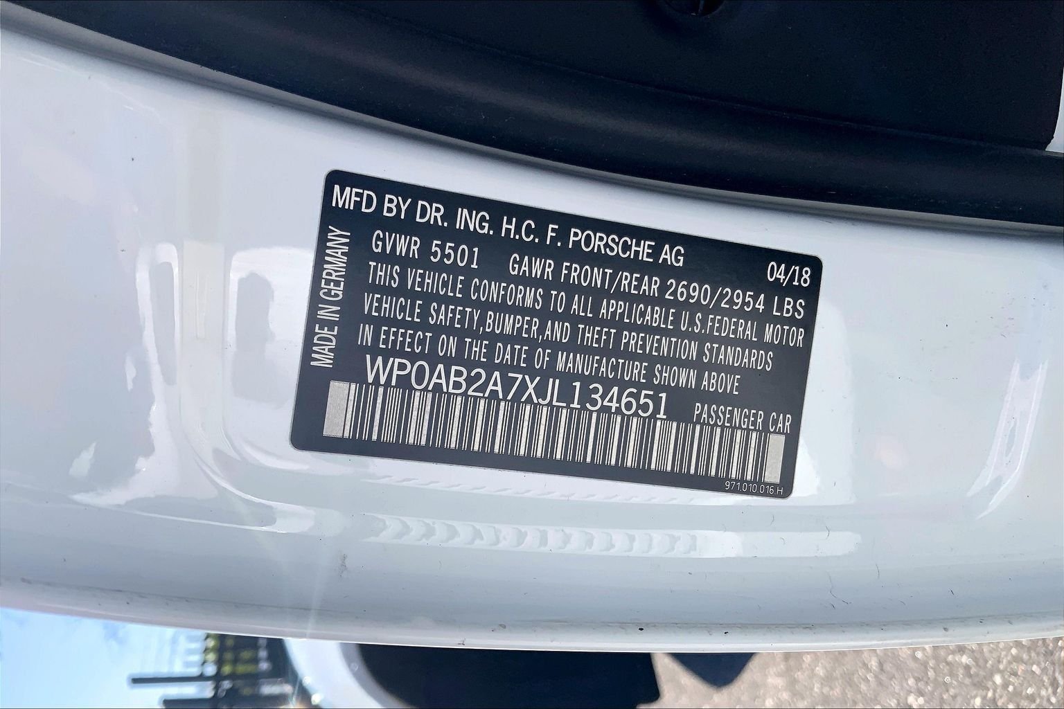 Used 2018 White Porsche 4S image 4