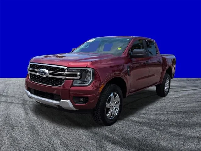 Certified Used 2025 Ruby Red Metallic Ford XLT image 8