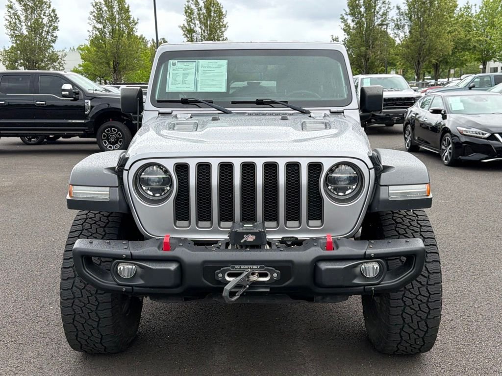 Used 2018 Billet Silver Metallic Clearcoat Jeep Unlimited Rubicon image 3