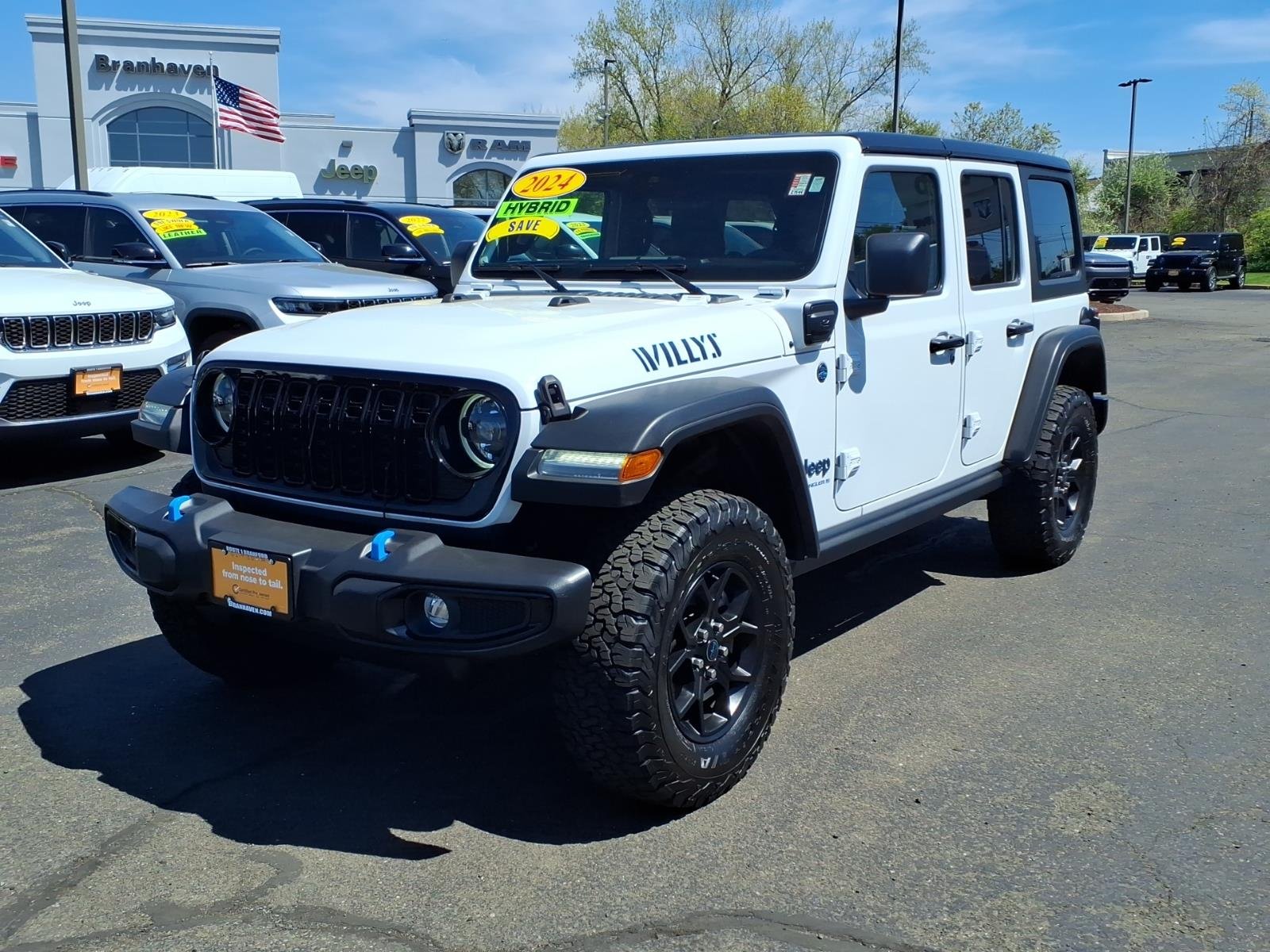Used 2024 White Jeep Willys 4xe image 3