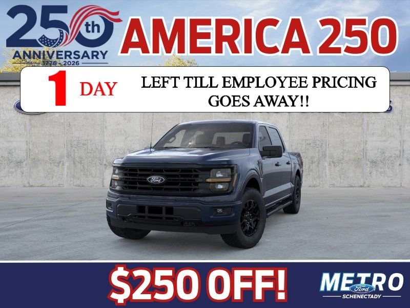 New 2026 Antimatter Blue Metallic Ford XLT image 3