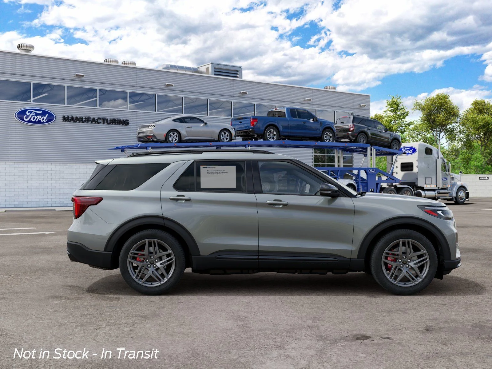New 2027 Avalanche Gray Ford ST image 8