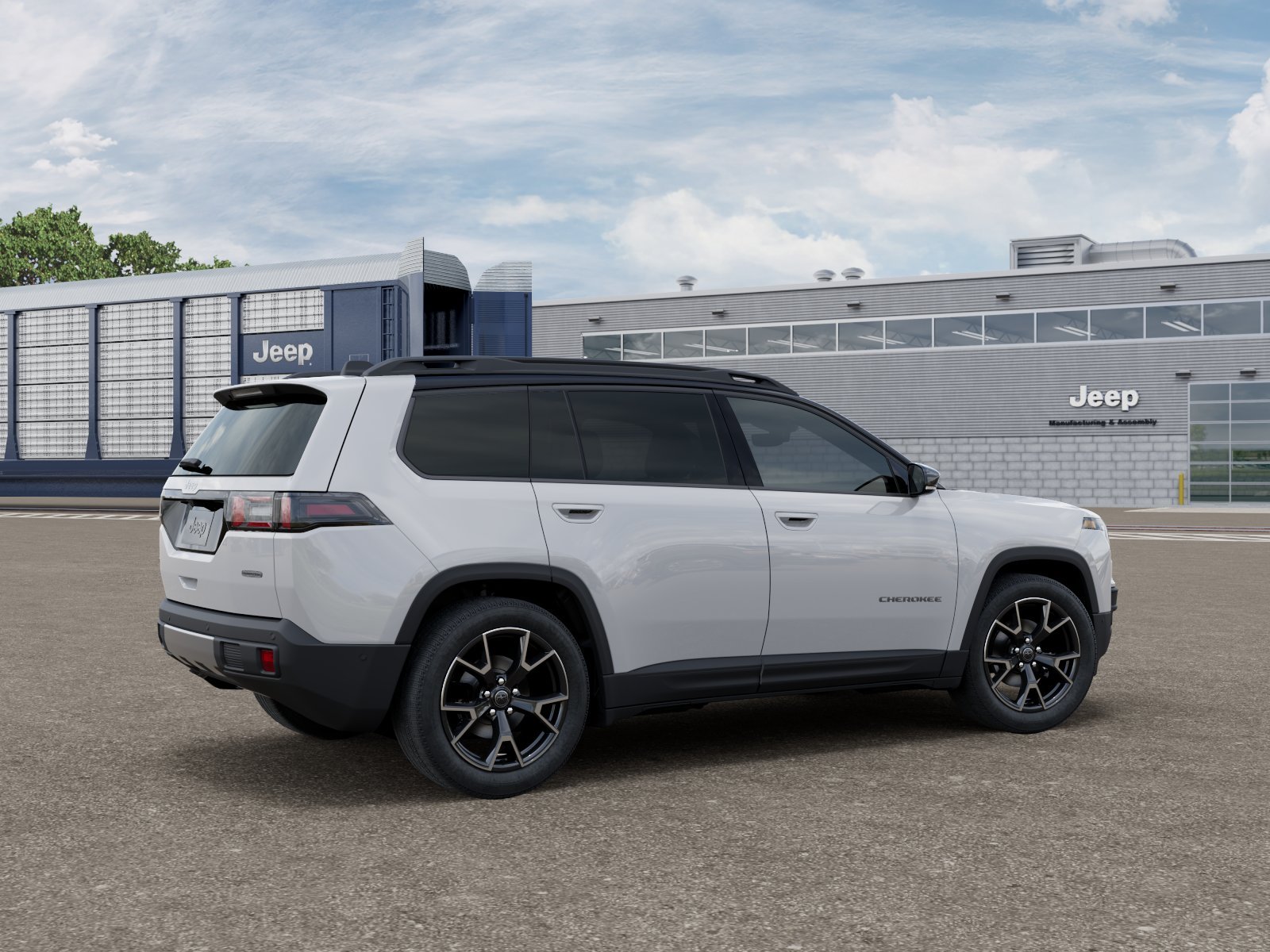 New 2026 Bright White Clear-Coat Exterior Paint Jeep Overland image 4