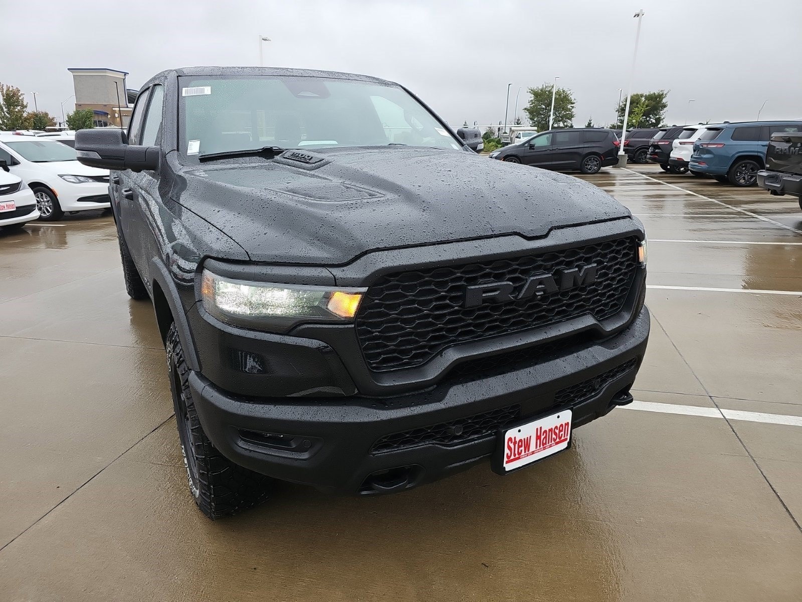 New 2027 Diamond Black Crystal Pearlcoat Ram Rebel image 7