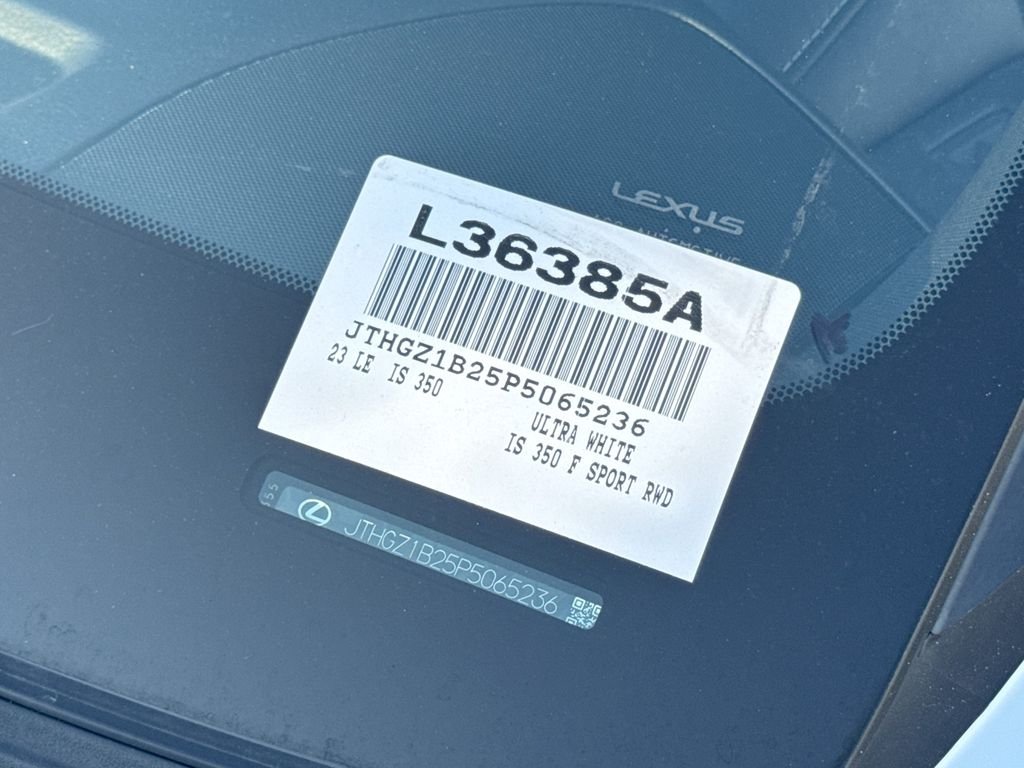 Certified Used 2023 White Lexus 350 F SPORT image 16