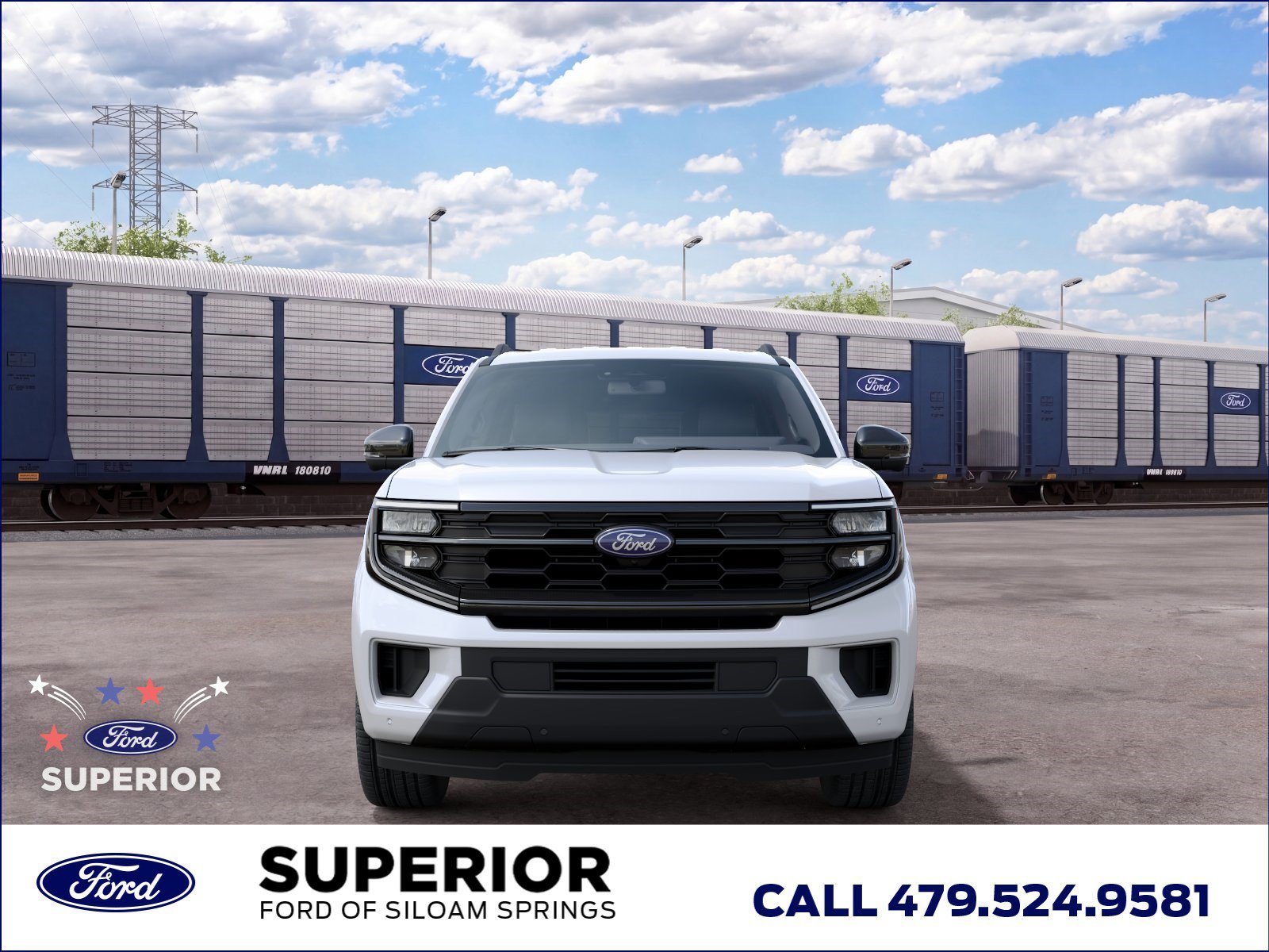 New 2027 Star White Metallic Tri-Coat Ford Active image 3