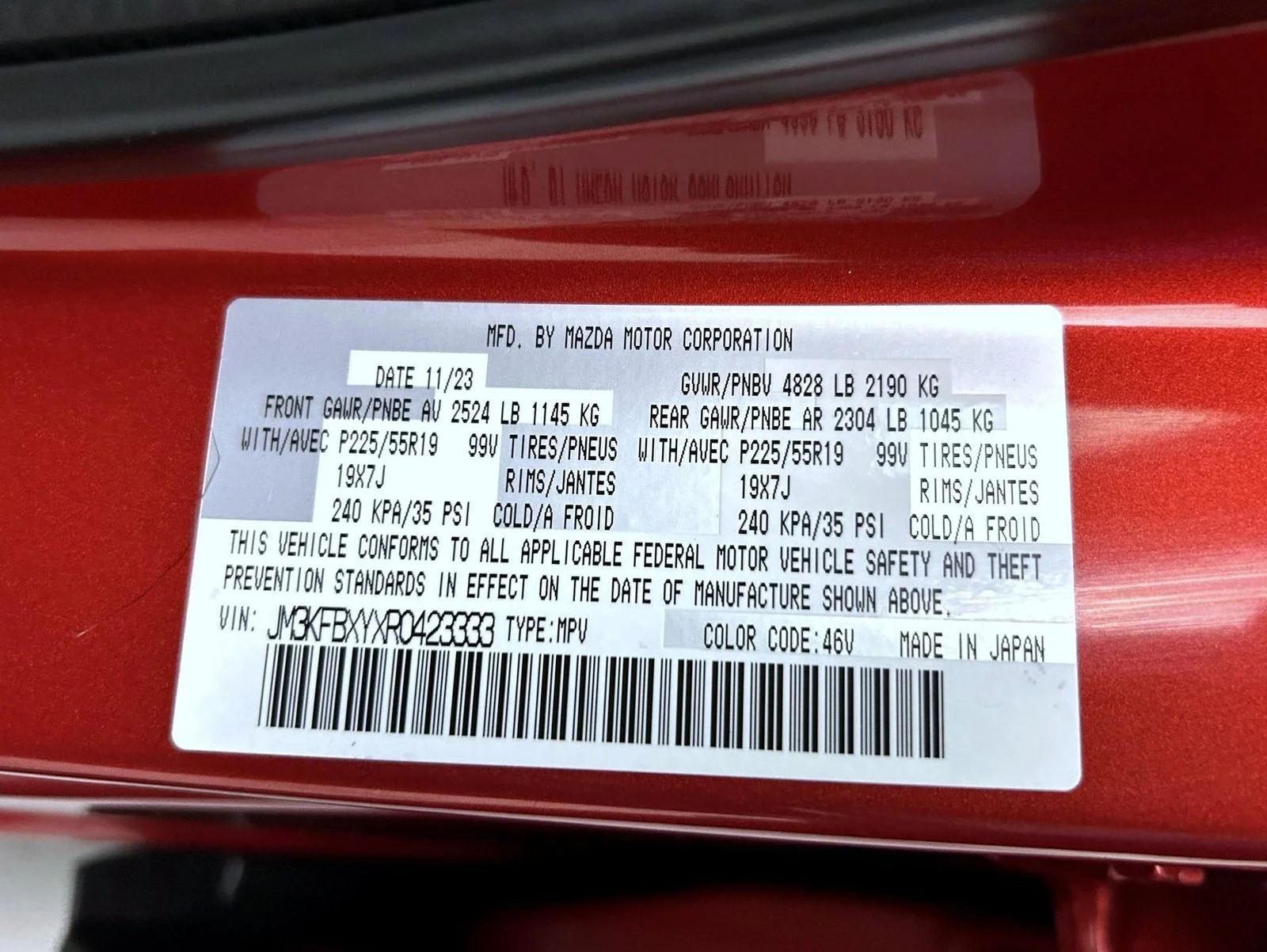 Certified Used 2024 Red Mazda 2.5 Turbo Signature image 25