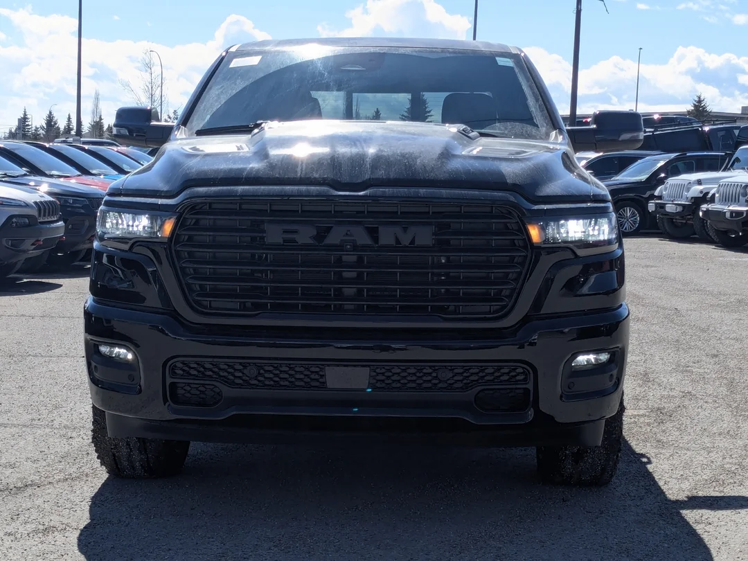 New 2026 Black RAM Sport - - 4x4 - Dual?Pane Panoramic Sunroof - Steel Sport Hood - Trailer Brake Control & More! image 3