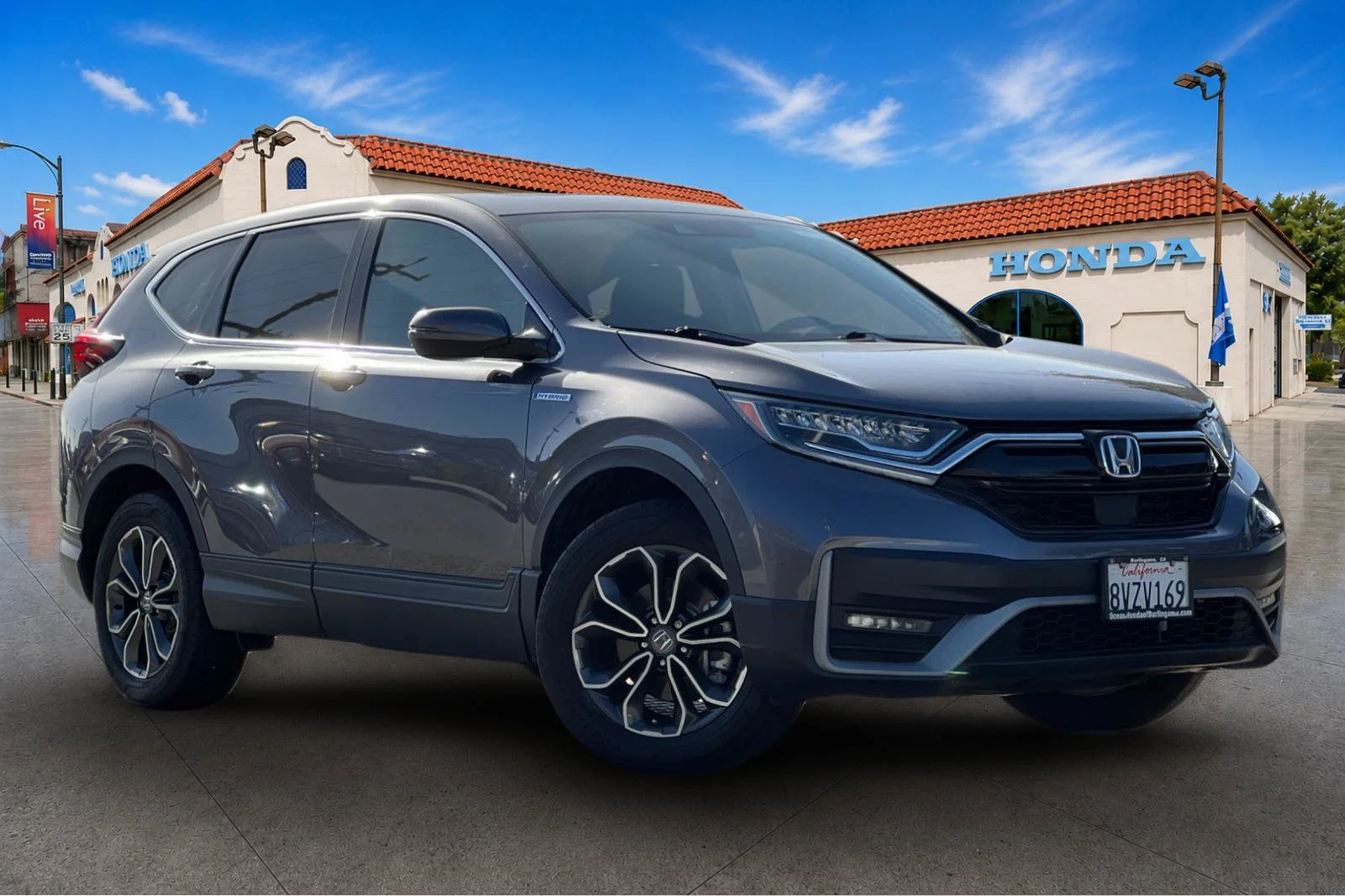 Certified Used 2021 Modern Steel Metallic Honda EX image 2
