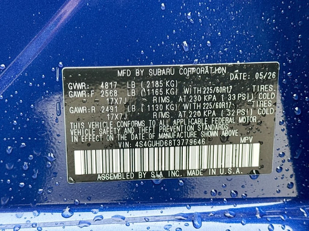 New 2026 Blue Subaru Premium image 42