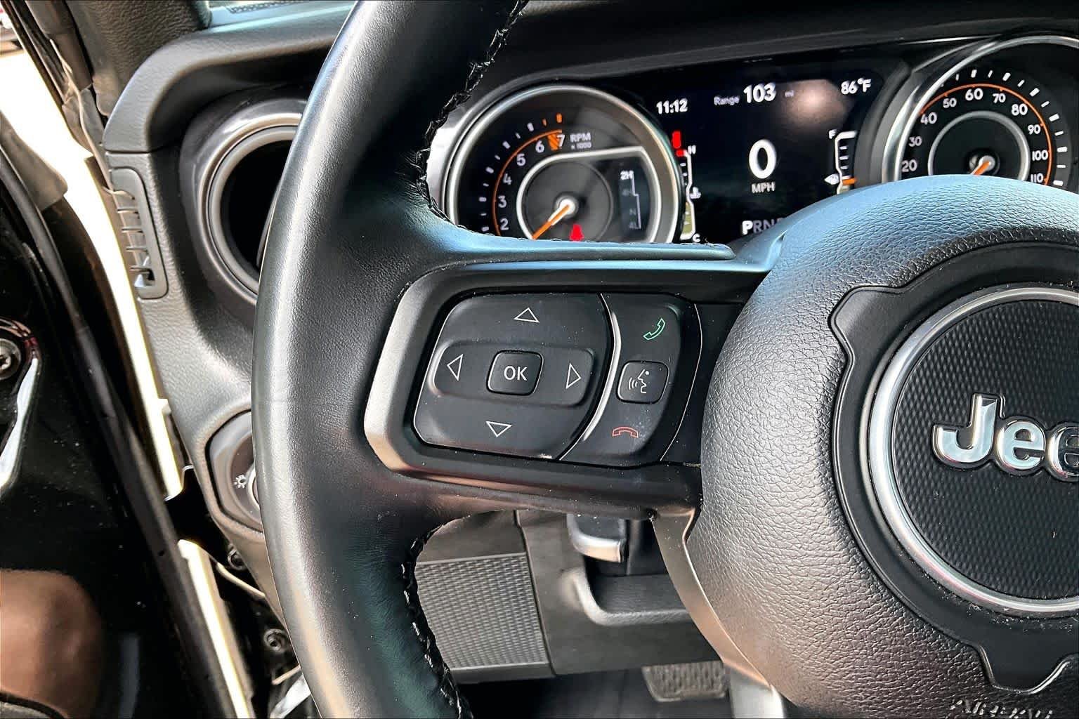 Used 2022 Black Clearcoat Jeep Unlimited Sport Altitude image 13