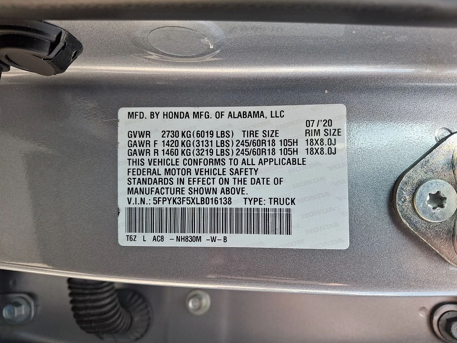 Used 2020 Silver Honda RTL image 24