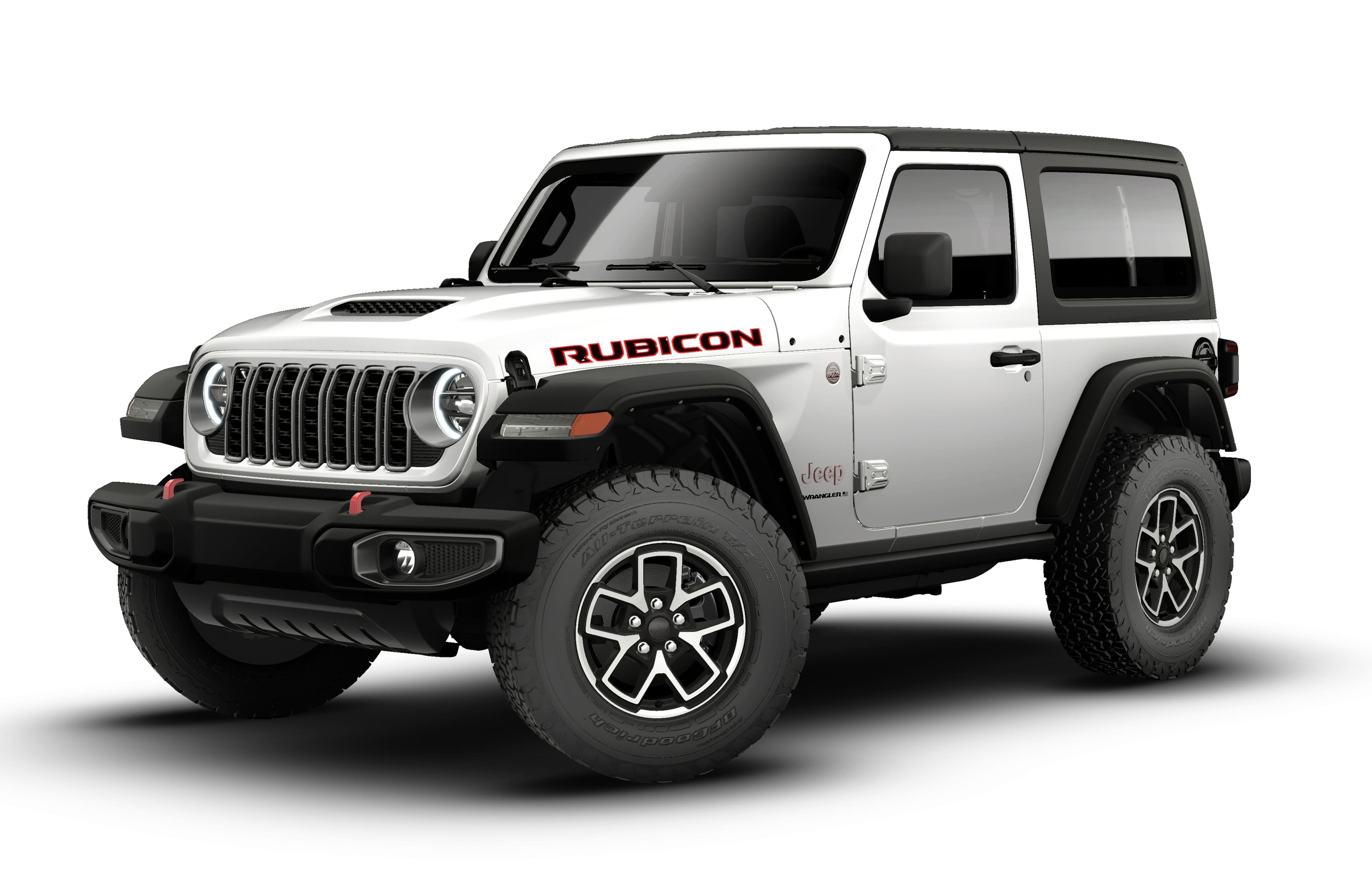 New 2026 Bright White Clear-Coat Exterior Paint Jeep Rubicon image 13