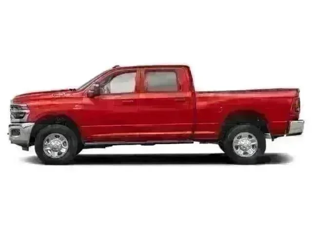 New 2027 Flame Red Clear-Coat Exterior Paint RAM Black Express image 3