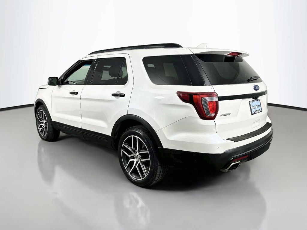 Used 2017 White Platinum Clearcoat Metallic Ford Sport image 6