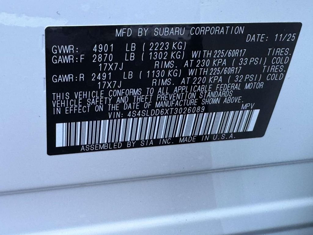 Used 2026 White Subaru Premium image 25