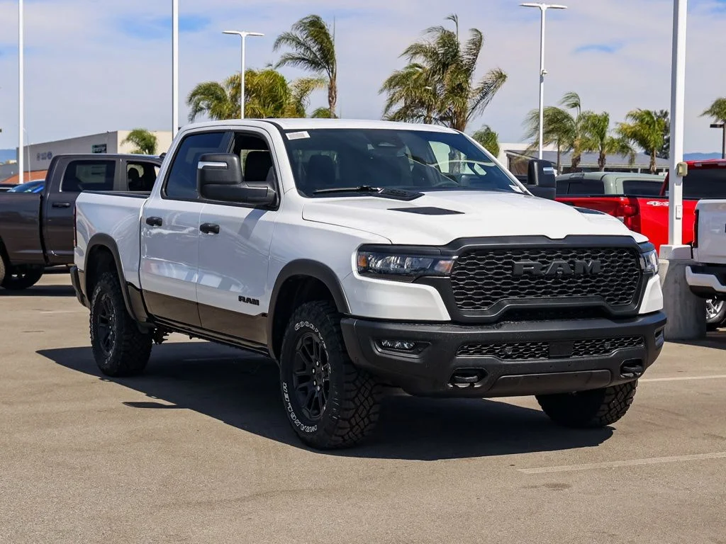 New 2026 Bright White Clear-Coat Exterior Paint RAM Rebel image 87