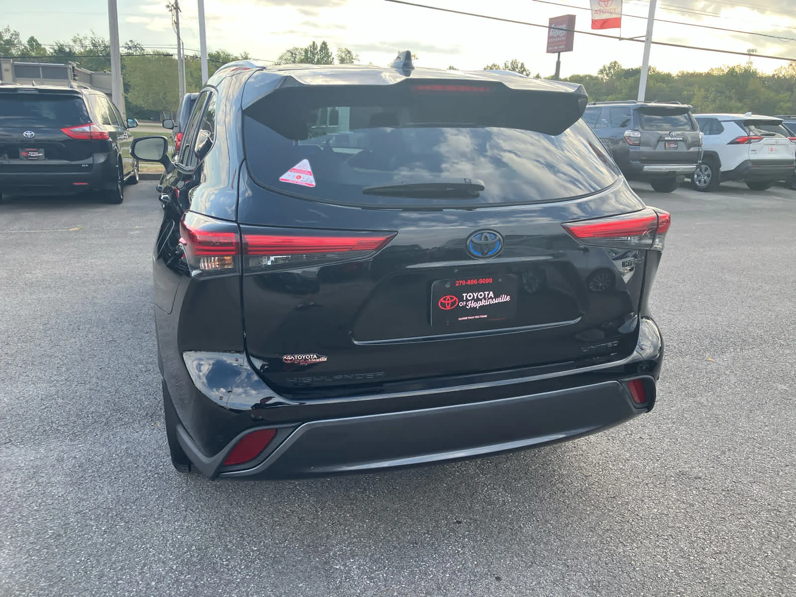 Used 2023 Midnight Black Metallic Toyota Hybrid Limited image 6