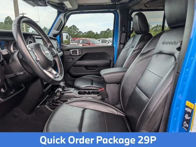Used 2022 Blue Jeep Unlimited Sahara 4xe image 15