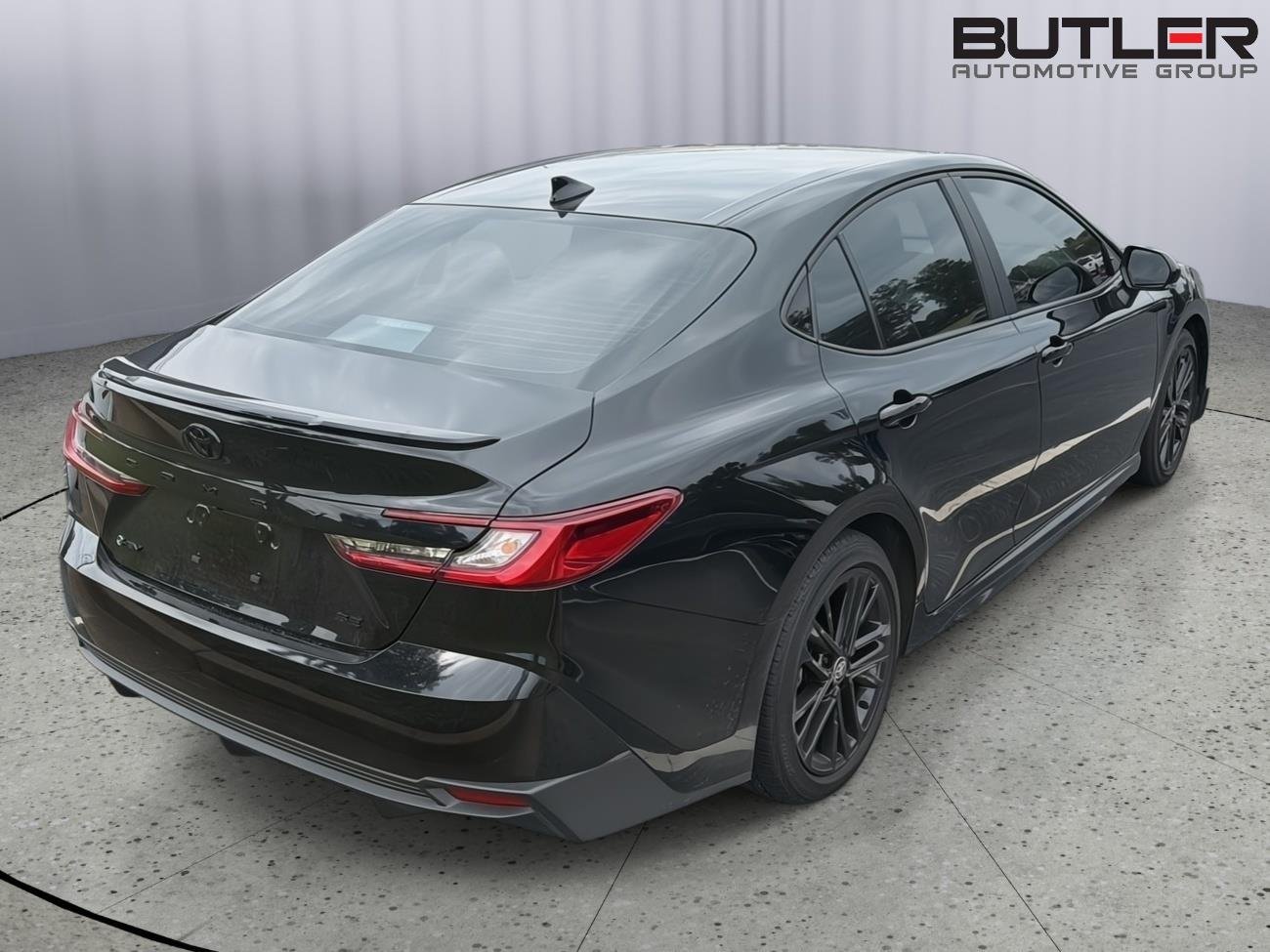 Used 2025 Midnight Black Metallic Toyota SE image 8