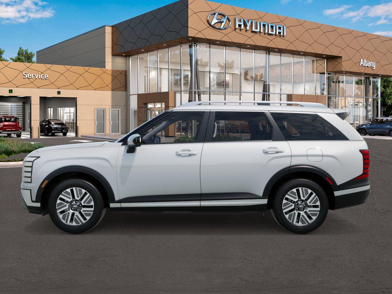 New 2026 White Hyundai SEL Premium 8P image 3