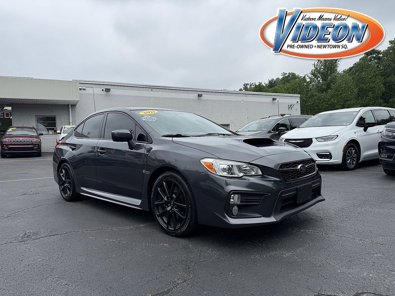 Used 2021 Magnetite Gray Metallic Subaru Premium image 1