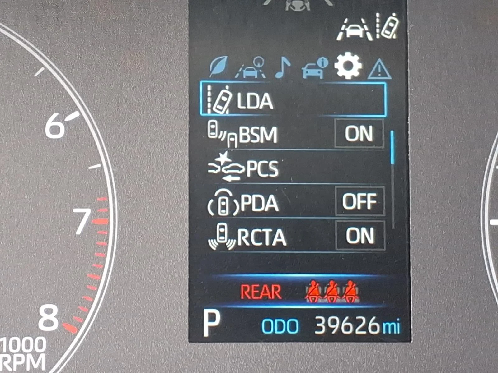Used 2024 Blue Crush Metallic Toyota LE image 6