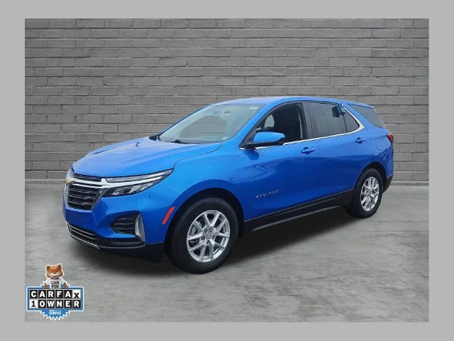 Used 2024 Riptide Blue Metallic Chevrolet LT image 1