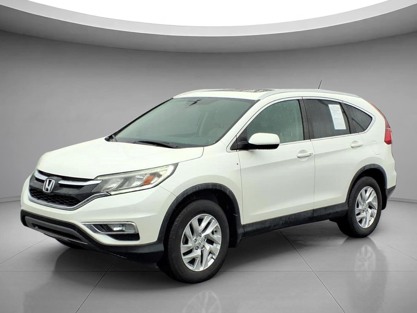 Used 2015 White Diamond Pearl Honda EX-L image 1