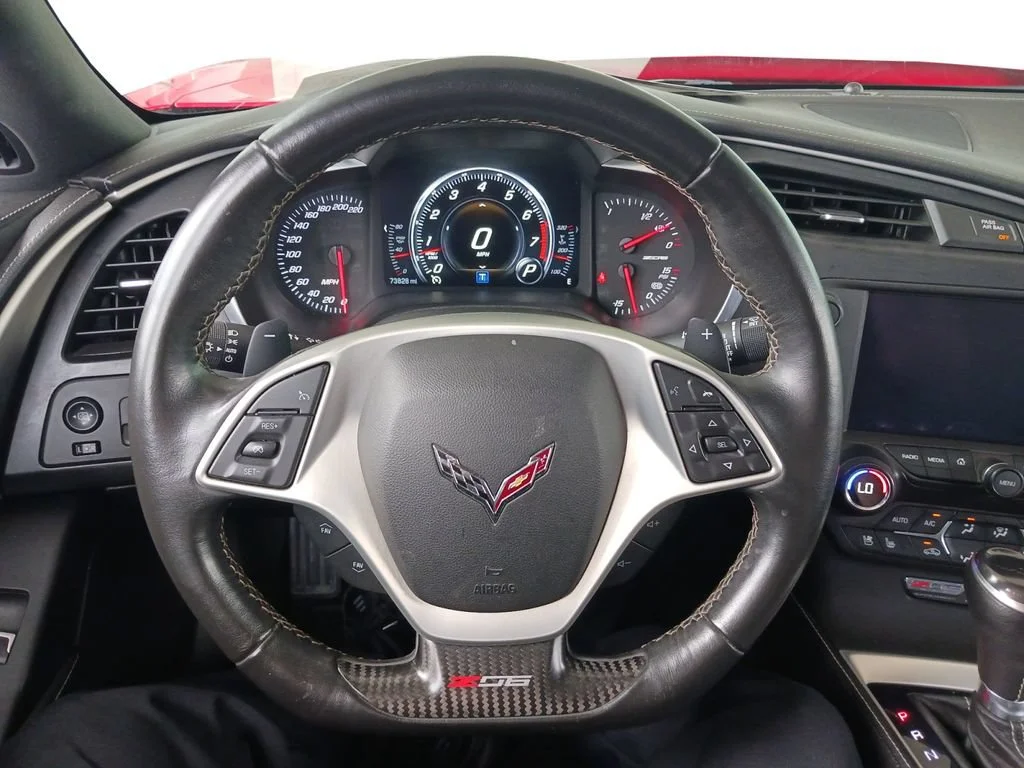Used 2015 TORCH RED Chevrolet Z06 2LZ image 17
